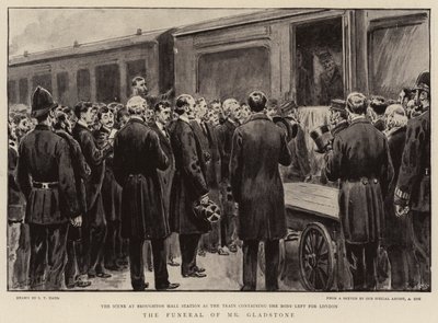 Les funérailles de M. Gladstone - S.T. Dadd